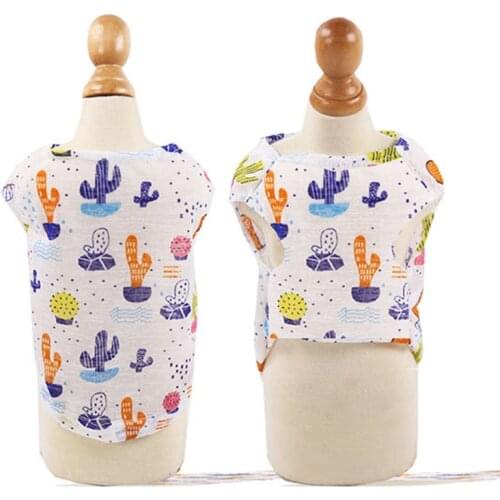 Ultra Thin Dog Vest Clothes Summer Sun Protection Cheap Pet Clothes For Dogs Cat Chihuahua Pet Dog Clothes For Small Dogs Tshirt