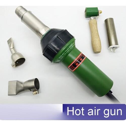 High power 1600W plastic welding torch for Tarpaulin membrane material Hot air plastic welding machine