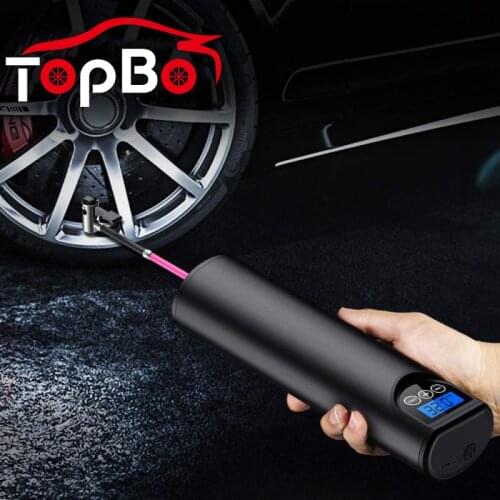 Auto Car Rechargeable Tire Inflator Air Pump 12V 150PSI Portable Compressor Digital Car Tyre Pump for Car Bicycle Tires Balls