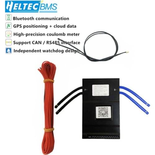 20S 100A Smart BMS wIth 0.6A Active Balance Battery Protection Board Bluetooth 14S ~ 20S 100A Phone APP Lifepo4 li-ion 16S 20S