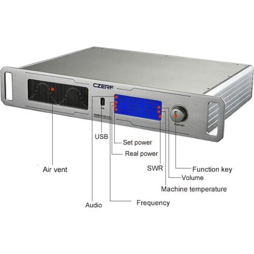 500w 600watts FM Broadcast transmitter 87.5MHz-108MHz am fm radio fm transmitter Long Range