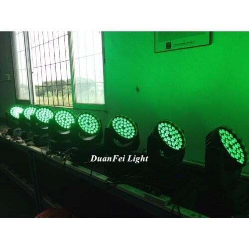 6pcs/lot Zoom Function moving head dmx led head moving 36*15w rgbwa led wash zoom moving head