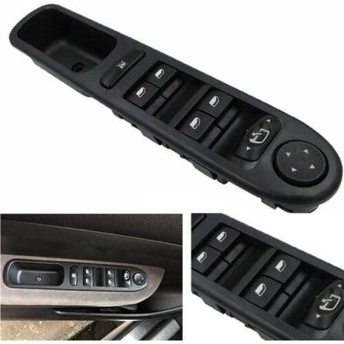 6554.KT 6554KT LHD Master Electric Power Window Control Switch For Peugeot 307 307SW 307CC 6554.KT