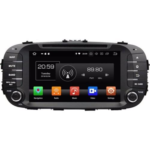 Octa Core 8'' 8 core Android 9.0 Car Radio DVD player GPS for for KIA Soul 2014 4G RAM 64G ROM NAVIGATION RADIO headunits