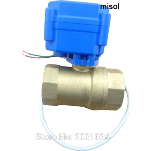 Free Shipping Motorized ball valve DN15, 2 way, electrical valve