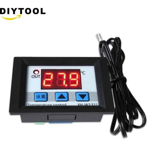 DC 12V Digital Thermostat Temperature Controller Intelligent Thermostat Regulator with NTC Sensor Thermoregulator