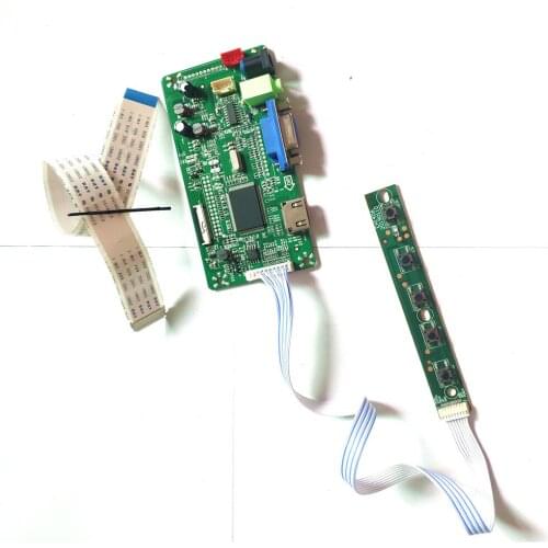 For N173FGA-E34/E44 LTN173KT04-301/H01 LCD screen WLED EDP 30-Pin 1600x900 HDMI-Compatible+VGA monitor controller driver board