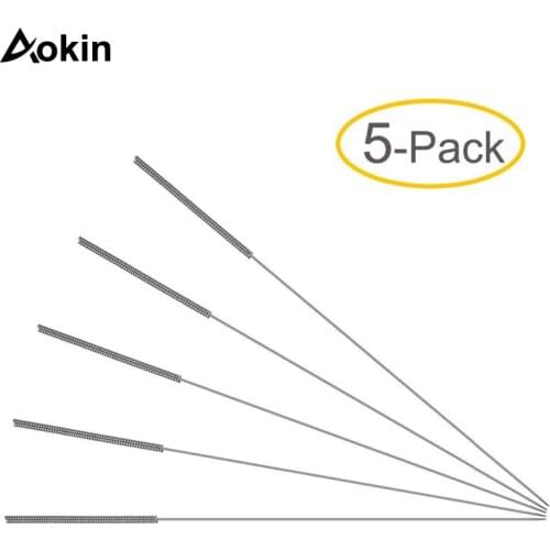 5pcs/lot 3D Printer Cleaning Needle Stainless Steel Nozzle Cleaning Needle 0.2/0.25/0.3/0.35/0.4/0.5/0.6/0.75 Mm For 3D Printer