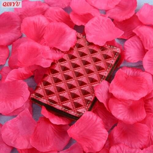 100/1000Pcs/Pack Romantic Artificial Rose Petals Simulation Decorations Wedding Room Bed Flower Decoration 5zSH012
