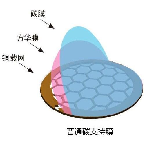 50pcs a box Common Carbon Film Supporting Films with 50 to 400 Mesh Copper Mesh for Transmission Electron Microscopy