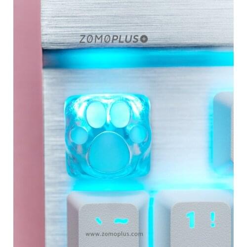 ZOMO PLUS Key cap mechanical keyboards keycap Cute personality design,Kawaii cat paw keycap Cherry MX axis silicone keycaps