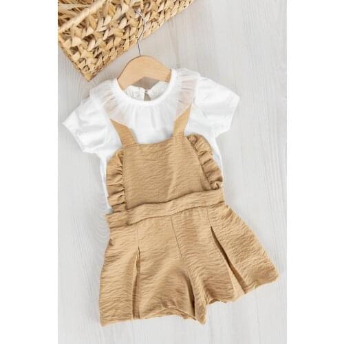 Girls Overalls Jumpsuit Body Suit