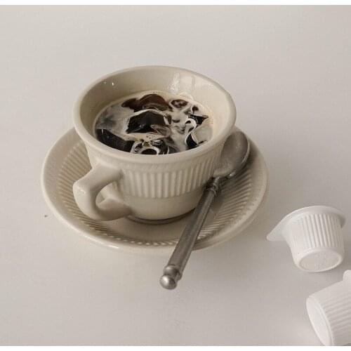Small Turkish Coffee Cup European Ceramic Mugs Utensil Eco Friendly Tea Coffee Cups Saucer Office Tazas De Cafe Drinkware DF50BD