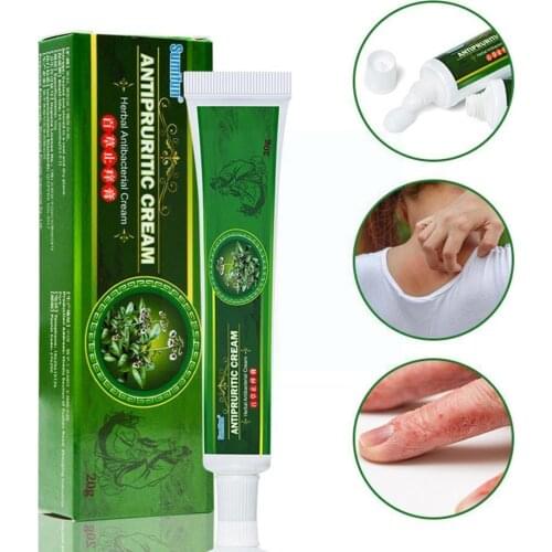 20g Eczema Ointment Psoriasis Cream Anti Itching Pruritus Pain Chinese Care Medical Dermatitis Patch Plaster Herbal Skin R8Y4
