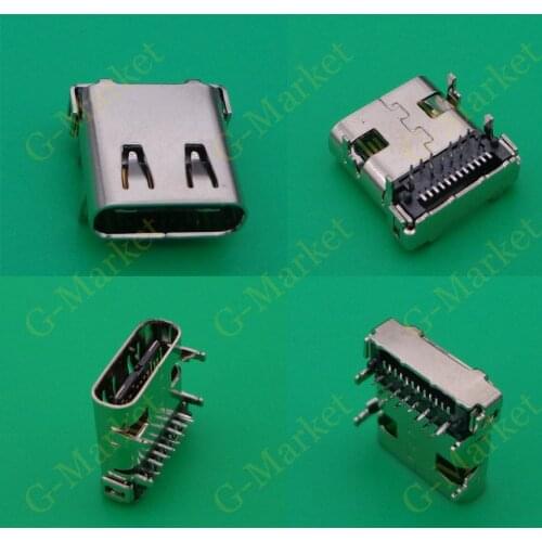 New Type C USB Female Jack C USB Power Connector Charge Dock port Plug Hot 5pcs/lot