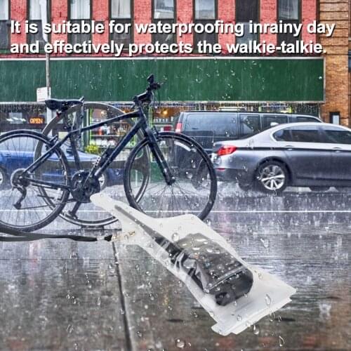 Waterproof case for Walkie Talkie Two way Radio Protection Cover Case Walkie Talkie Accessories Pouch for Radio Waterproof bag