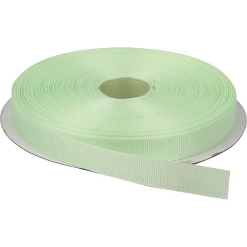 ZERZEEMOOY 100YARD/ROLLS 1/4" 3/8" 5/8" 3/4" 1" 6MM 10MM 15MM 20MM 25MM 100% POLYESTER Light Green GROSGRAIN RIBBON LACE