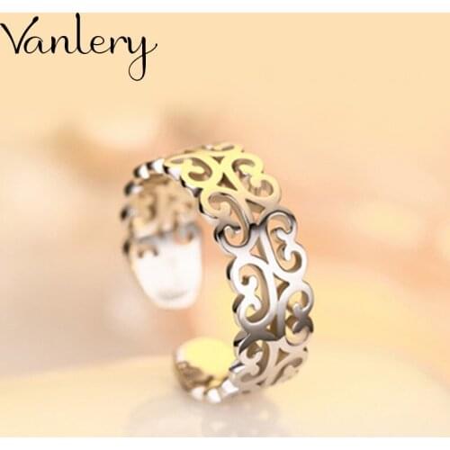 Personality Exaggerated Gothic Hollow Pattern Rings For Women Charm Engagement Jewelry Girls Open Finger Knuckle Rings