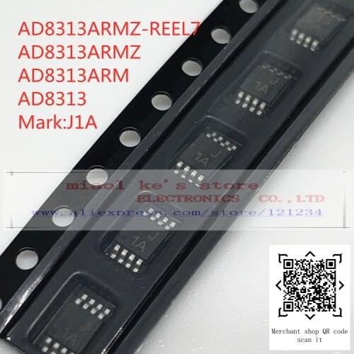 [5pcs/1lot]100%New original: AD8313ARMZ-REEL7 AD8313ARMZ AD8313ARM AD8313 mark:J1A - IC RF DETECT 100MHZ-2.5GHZ 8MSOP