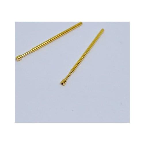 100Pcs Metal Plated Probe PA50-A2 Spring Thimble Telescopic Test Household Universal Probe Diameter 0.68 MM