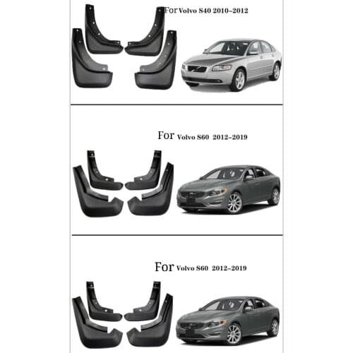 For Volvo S80 S40 S60 2010-2019 High Quality Mudguard Splash Guards Fender Mudflaps Mud Flaps car Accessories 4Pcs