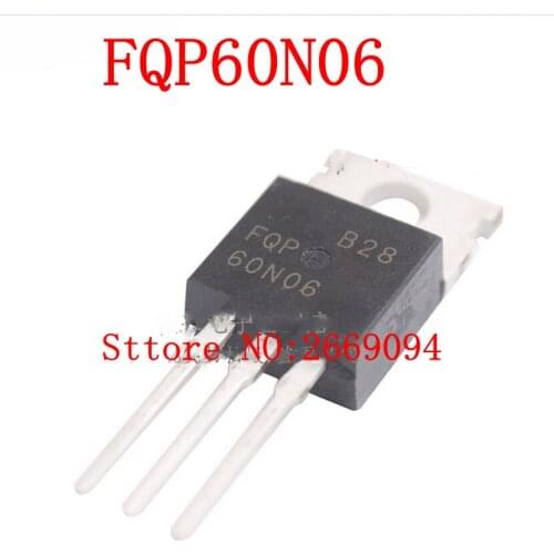 5PCS /10PCS FQP60N06 FQP 60N06 FQP60N06L TO-220 Free shipping