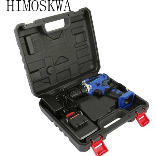 HIMOSKWA 25V Electric Drill Rechargeable Lithium Battery Electric Drill Multi-function Electric Screwdriver Handheld Power Tools