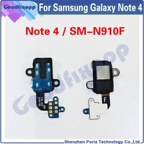 For Samsung Galaxy Note 4 SM-N910 N910F Note4 Audio Earphone Jack Flex Cable Headphone Replacement Repair Spare High Quliaty