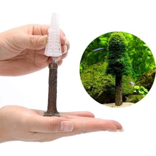 Plastic Harmless Fake Christmas Tree Aquarium Decoration Safe Artificial Tree Ornament Light Weight for Shrimp