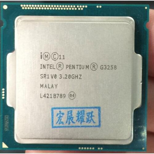 Intel Processor Processor G3258 LGA1150 22 nanometers Dual-Core 100% working properly Desktop Processor