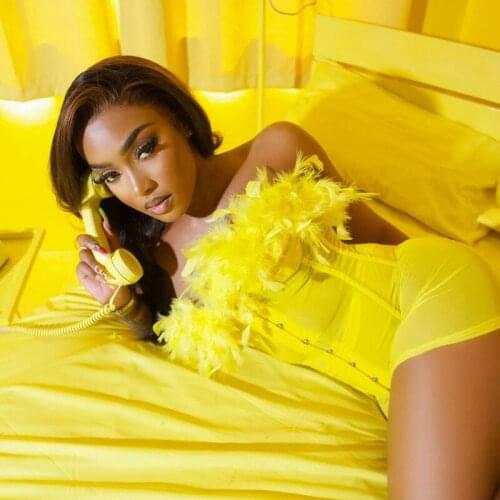 Transparent Mesh Sexy Women Skirt Set