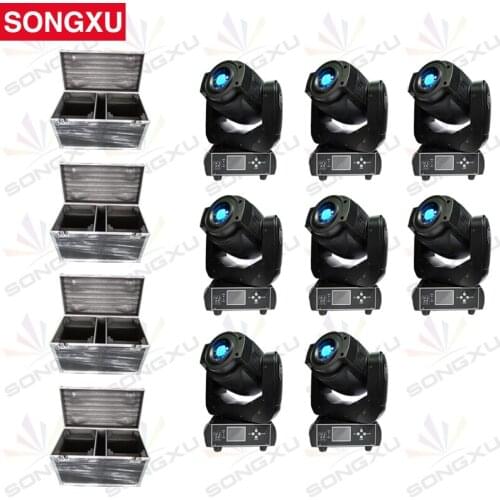 SONGXU 90W Gobo LED Lyre Moving Head Light 6/16 Channel Spot Moving Head for Stage Disco Nightclub Party Light 8pcs/lot/SX-MH90