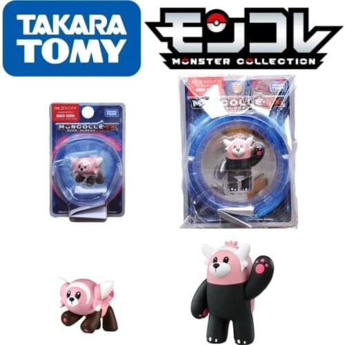 TOMY Pokemon Figures Kawaii EMC-33 Stufful EPS-10 Bewear Toys High-Quality Exquisite Appearance Perfectly Reproduce Anime Gifts