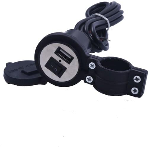 Top Quality Car Universal Waterproof 12V To 5V 1.5A Motorcycle Smart Phone GPS USB Charger Power Adapter Jun.9