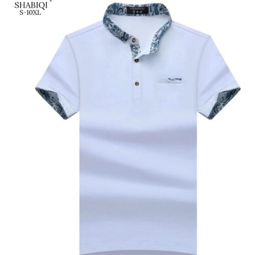 Plus Size S-10XL Brand New Mens Polo Shirt Men Cotton Short Sleeve shirt Brands Mens Shirts polo shirts 6XL 7XL 8XL 9XL 10XL