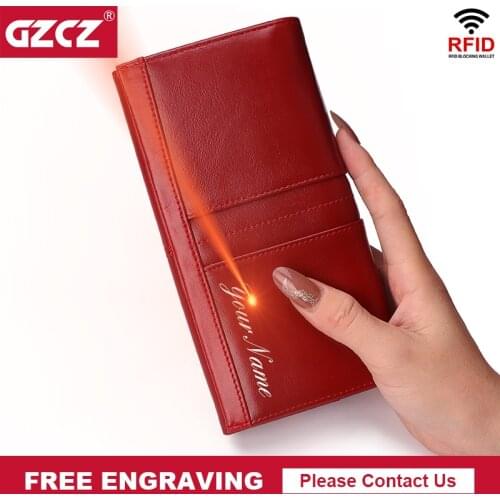 100% Genuine Leather Women Long Purse Female Clutches Money Wallets Handbag Handy Passport Cover for Cell Phone Card Holder 2021