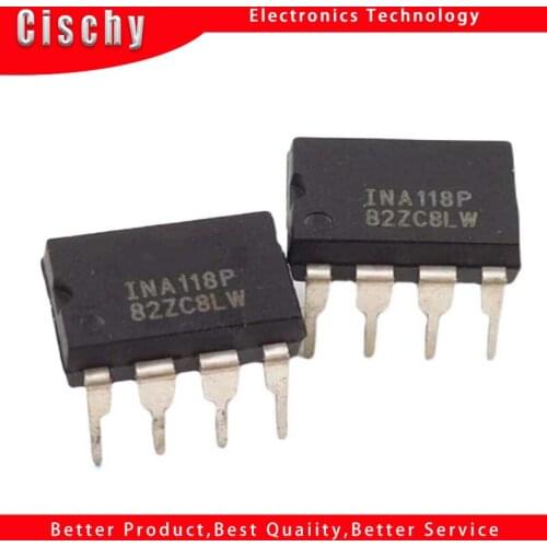 1PCS/lot New original INA118P INA118 DIP-8 IC chip