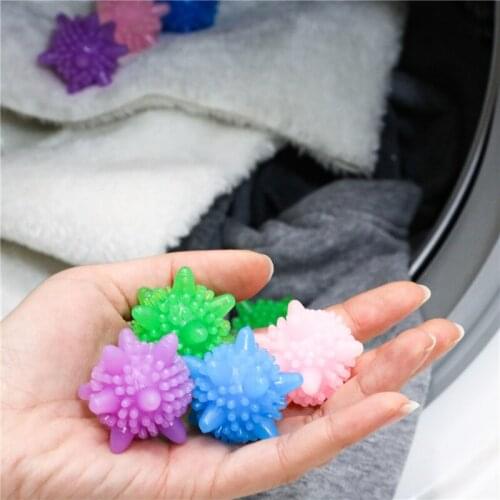 1pcs Plastic Laundry Ball For Household Cleaning Washing Machine Clothes Softener Starfish Shape Solid Cleaning Tools Balls