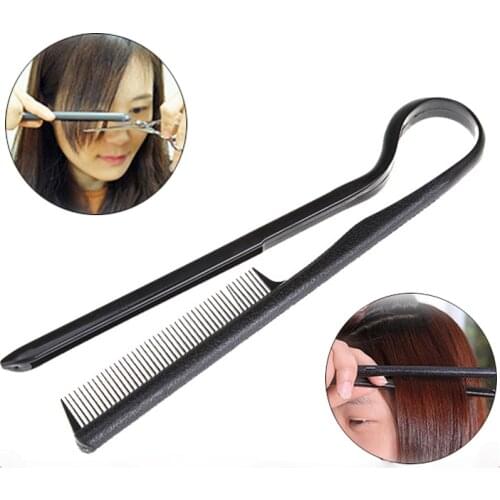 1PC Useful Hair Straighten Salon Comb Hairdressing Smooth Tool Hold Tongs Hair Styling Tools for Women Hair Brush Straightener