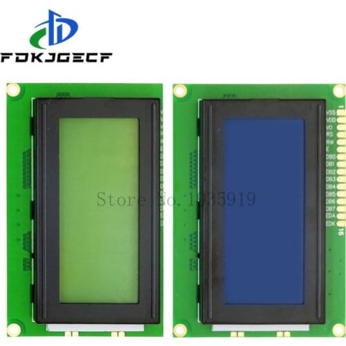 1604 16X4 16*4 Character LCD Module Display Screen LCM Yellow / Blue With LED Backlight SPLC780 HD44780 Controller IIC / I2C