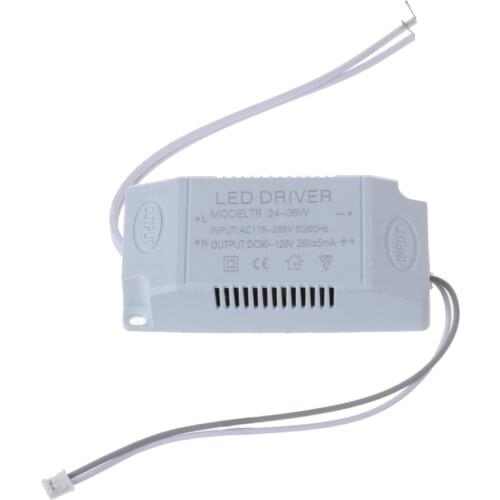 220V LED Constant Current Driver 24-36W Power Supply Output External For LED