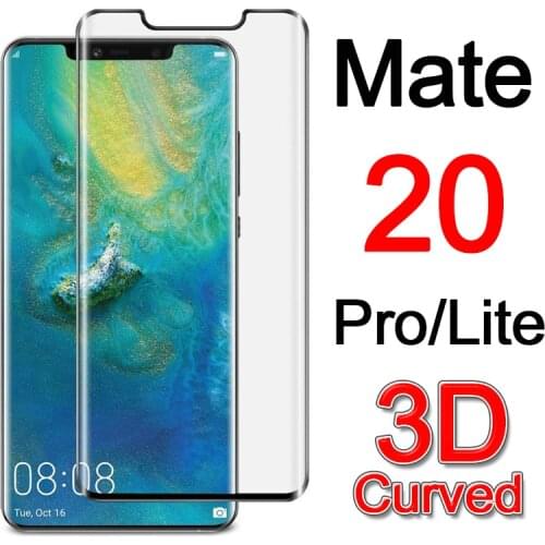 Mate 20 pro protective glass for huawei Mate20 20Pro Screen Protector Tempered Glas Mate20pro Lite Light 20lite 3D Curved Film