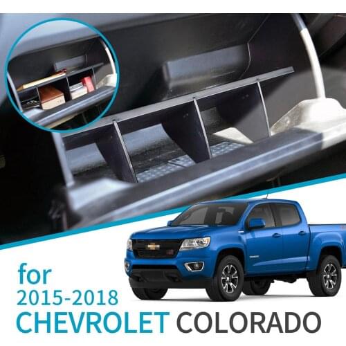 Smabee Car Glove Box Storage for Chevrolet Colorado GMC Canyon 2015 2016 2017 2018 2019 Storage Console Tidying Box Accessories