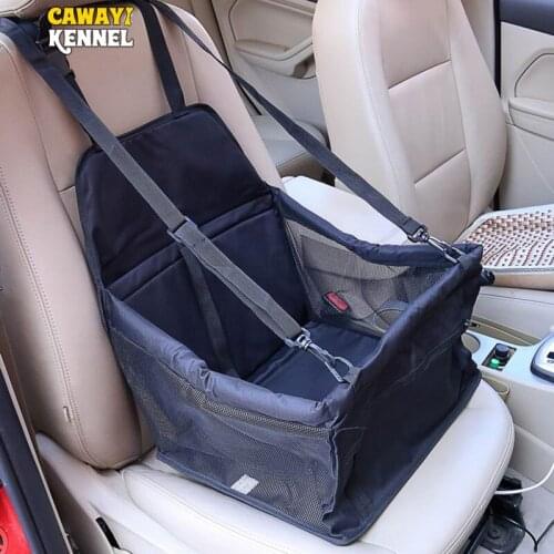 Dog Car Seat Cover Folding Hammock Pet Carriers Bag Carrying For Cats Dogs transportin perro autostoel hond PT127