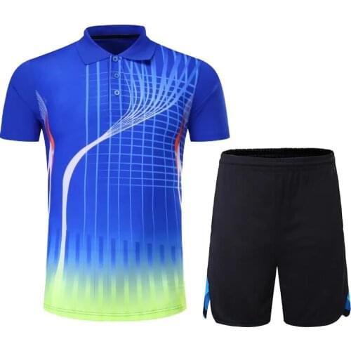 Men women short sleeve golf table tennis clothes gym sport clothing badminton shirt shorts outdoor running t-shirt sportswear