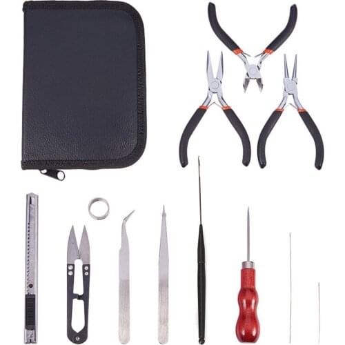 Jewelly Making Tools 12-Piece DIY Handmade Jewelry Pliers Combination Hardware Accessories Wholesale