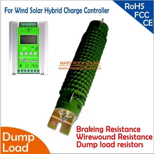 Ceramic Tube Wirewound Resistance used as dump load resistors, braking resistance for wind sola turbine hybrid controller