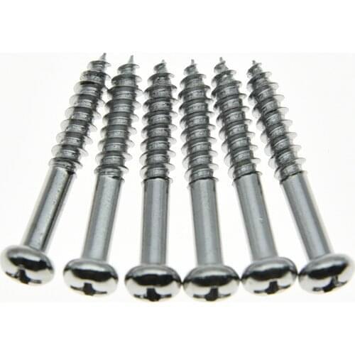 Pack of 30 Strat ST Tremolo Bridge Mounting Screws Chrome