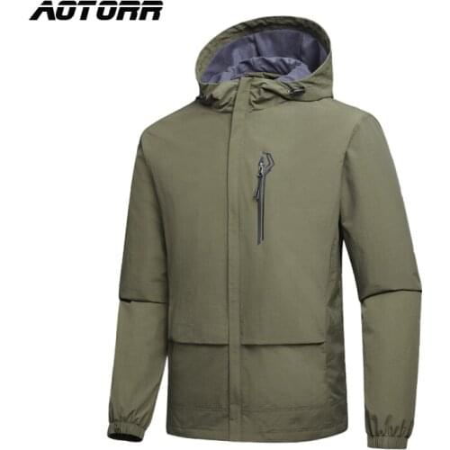 Mens Jacket Fashion Hooded Jacket Coats Men Slim Fit Tactical Casual Windbreaker Male New Hooded Outerwear Trendy Casual Jackets