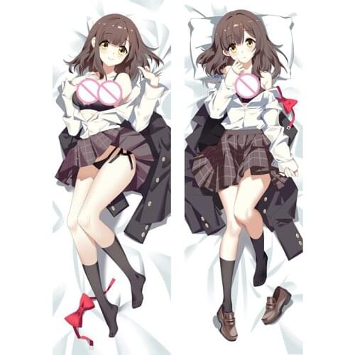 MMF Hige wo Soru. Soshite Joshikousei wo Hirou Ogiwara Sayu & Goto Airi Pillow Cover Japanese Anime Dakimakura body Pillowcase